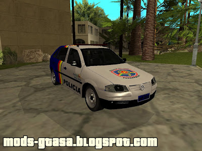 Vw Gol G4 PM-PE para GTA San Andreas